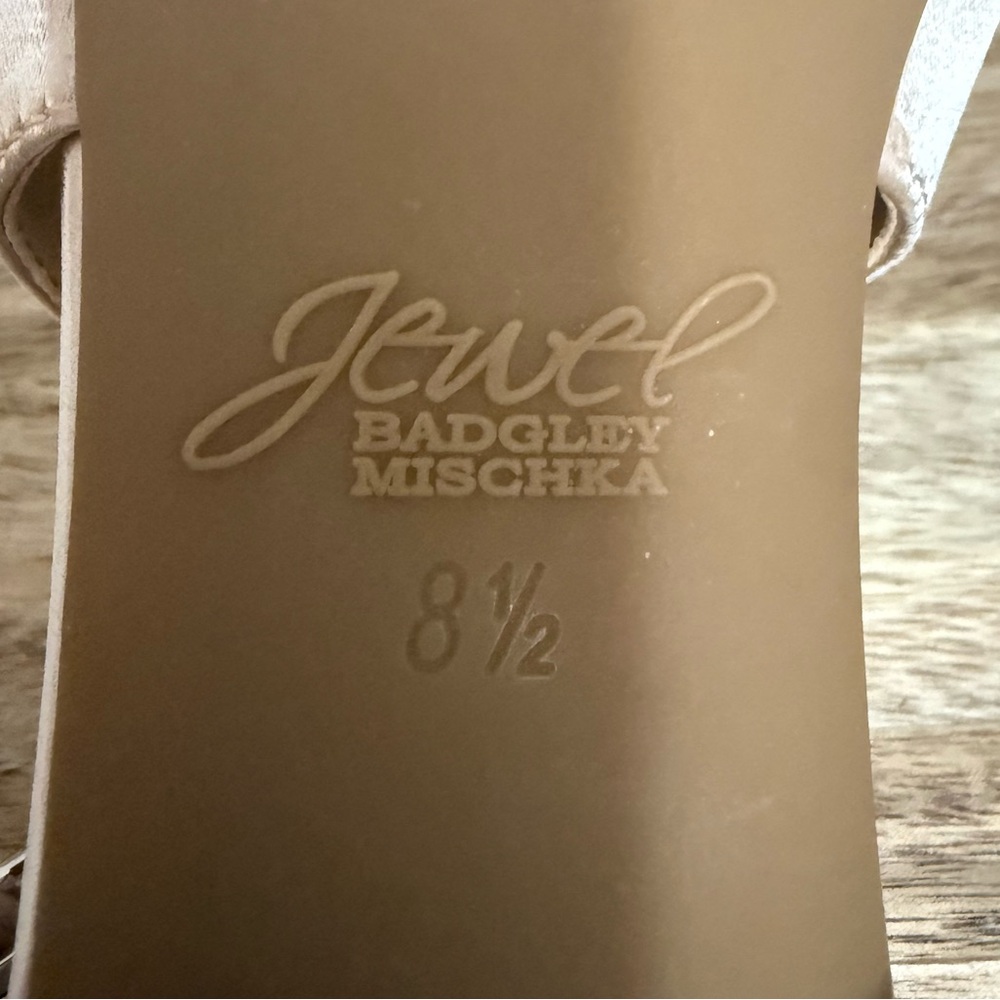 Jewel Badgley Mischka Bambi Pointed Toe Sling Back - Size 8.5 - NWOB - Picture 4 of 8